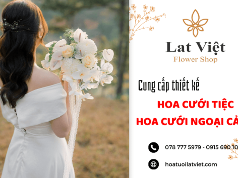 Shop hoa cưới tiệc, shop hoa cưới ngoại cảnh đẹp tại TP Đà Lạt