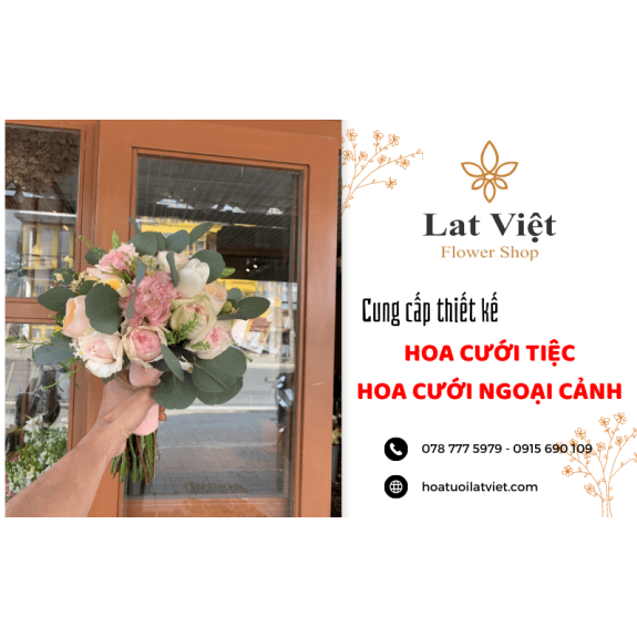 Cung cấp thiết kế hoa cưới tiệc, hoa cưới ngoại cảnh