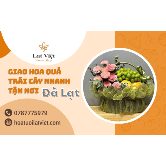 Giao hoa quả trái cây nhanh tận nơi Đà Lạt – Tươi ngon, giá tốt mỗi ngày