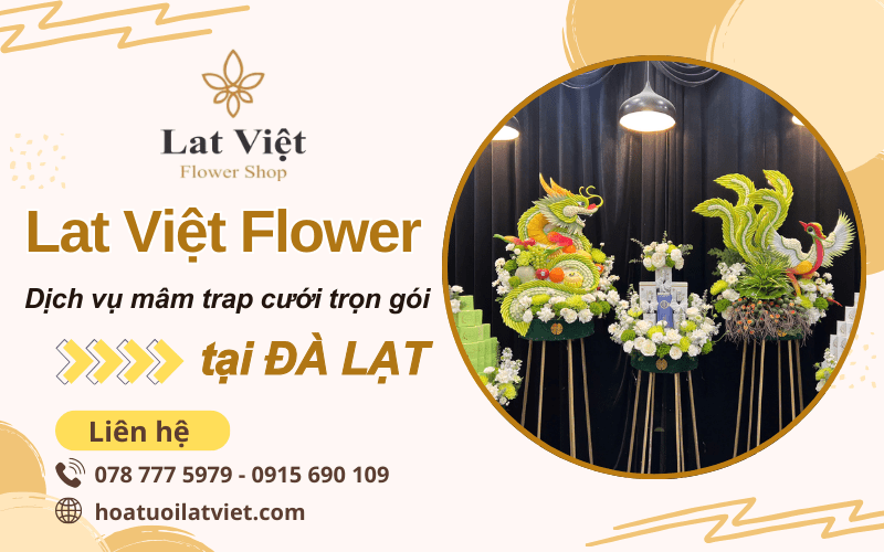dịch vụ mâm trap cưới tại Đà Lạt