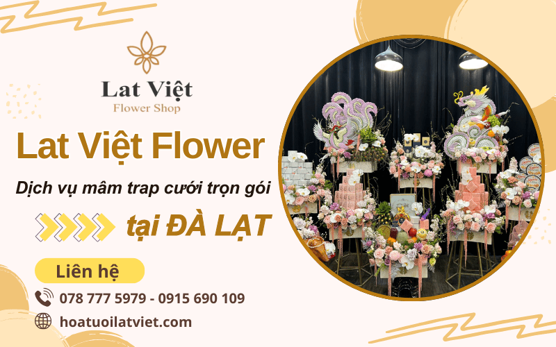dịch vụ mâm trap cưới tại Đà Lạt
