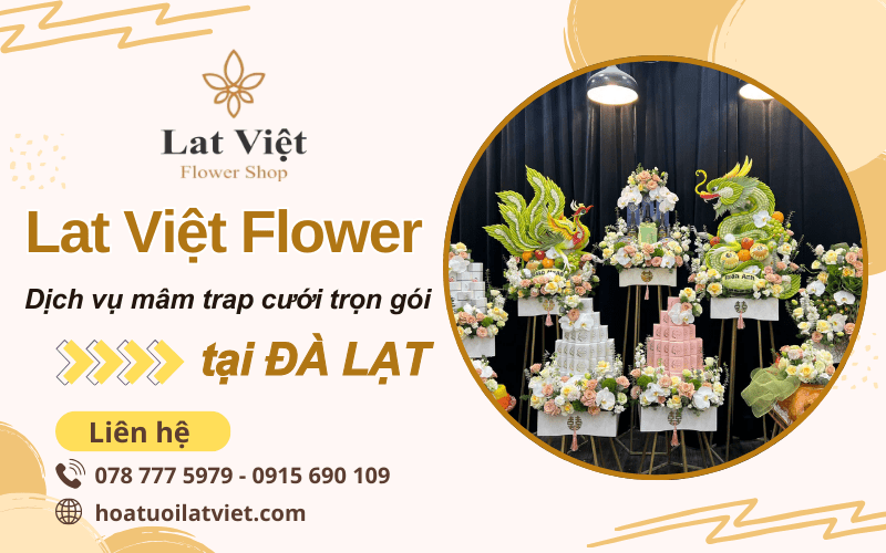 dịch vụ mâm trap cưới tại Đà Lạt