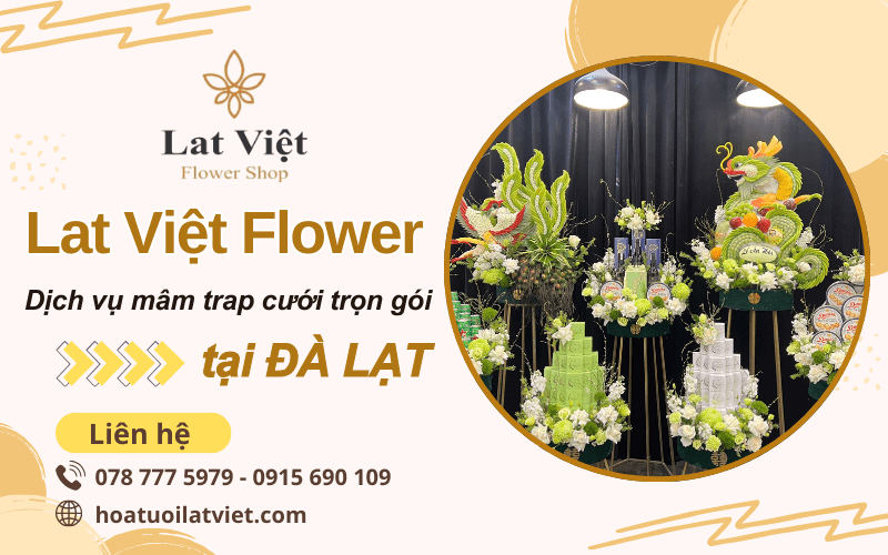 dịch vụ mâm trap cưới tại Đà Lạt
