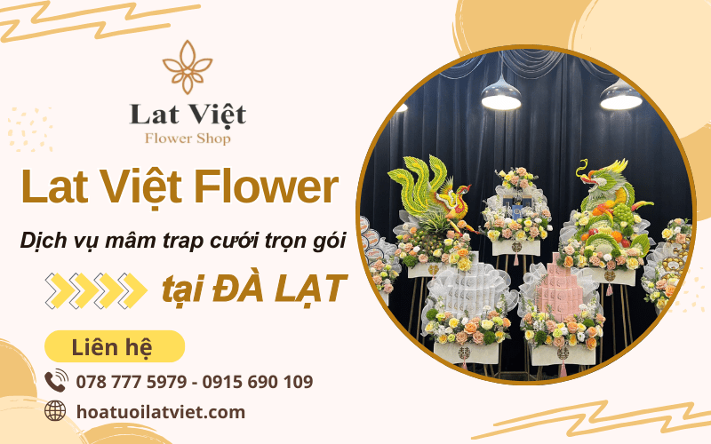 dịch vụ mâm trap cưới tại Đà Lạt