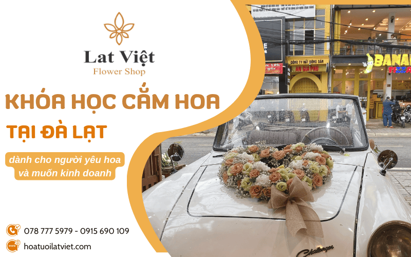 khóa học dạy cắm hoa