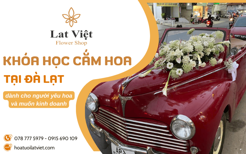 khóa học dạy cắm hoa