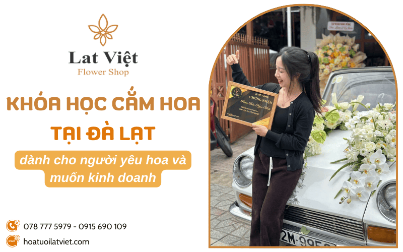 khóa học dạy cắm hoa