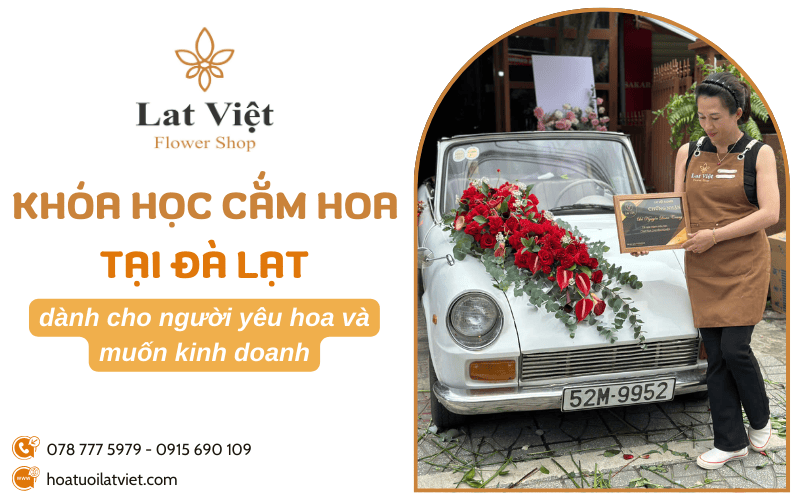 khóa học dạy cắm hoa