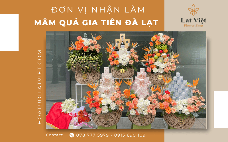 mâm quả gia tiên Đà Lạt