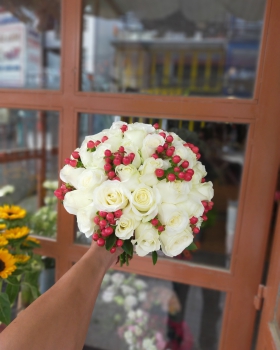 Bó Hoa Cưới - Hoa Tiệc Cưới  LV-3421