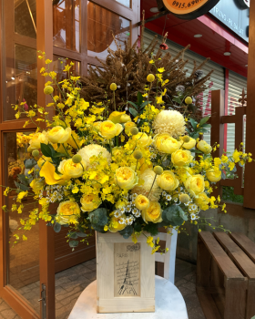 Giỏ Hoa Tươi Chúc Mừng LV-409