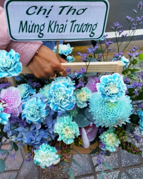 Giỏ Hoa Tươi Mừng Khai Trương LV-102