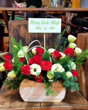 Giỏ Hoa Tươi Chúc Mừng Sinh Nhật LV-3002