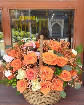 Giỏ Hoa Tươi Chúc Mừng LV-966