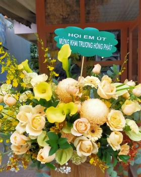 Giỏ Hoa Tươi Mừng Khai Trương LV-6602