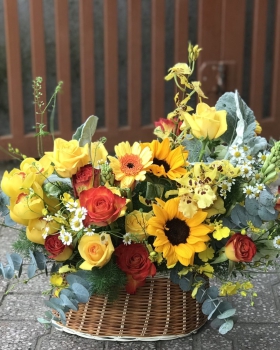 Giỏ Hoa Tươi Chúc Mừng LV-109