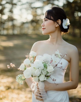 Hoa cưới ngoại cảnh - Hoa tươi LV 8432