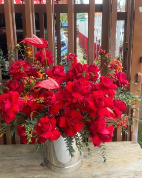 Giỏ Hoa Chúc Mừng, Giỏ Hoa Khai Trương - Giỏ Hoa Tươi LV-0225