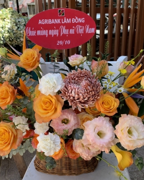 Giỏ Hoa Chúc Mừng Lễ 20/10 LV-902