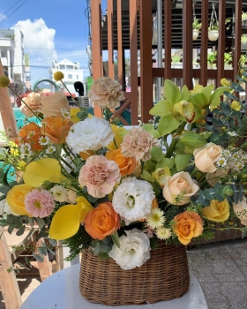 Giỏ Hoa Chúc Mừng - Giỏ Hoa Tươi LV-6003