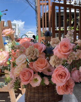 Giỏ Hoa Chúc Mừng - Giỏ Hoa Tươi LV-4402