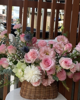 Giỏ Hoa Chúc Mừng - Giỏ Hoa Tươi LV-1505