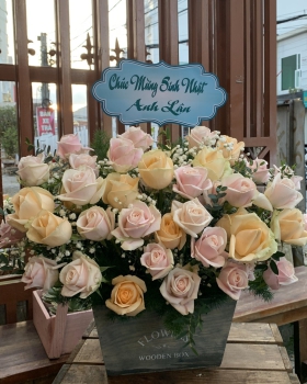 Hoa Chúc Mừng Sinh Nhật - Giỏ Hoa Tươi LV-0333