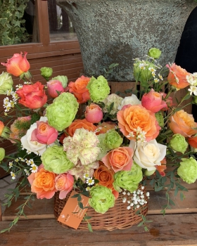 Giỏ Hoa Chúc Mừng - Giỏ Hoa Tươi LV-0876