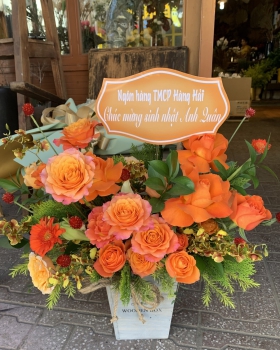 Giỏ Hoa Tươi Chúc Mừng Sinh Nhật LV-3302