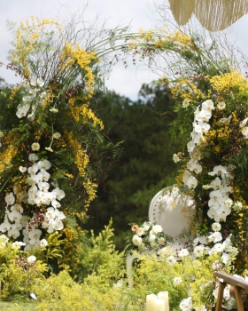 Hoa Sự Kiện - Trang Trí Hoa Sự Kiện Ngoài Trời LV156