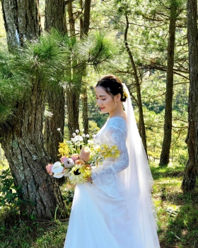 Hoa Cưới Chụp Ngoại Cảnh - Hoa Tươi LV9000