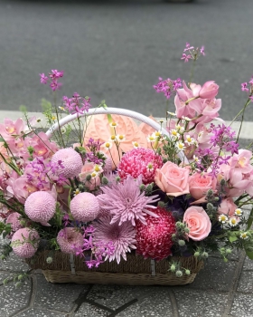 Giỏ Hoa Tươi Chúc Mừng - Hoa Khai Trương LV-0803