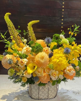 Giỏ Hoa Chúc Mừng - Giỏ Hoa Tươi LV-0903