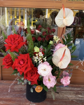 Giỏ Hoa Chúc Mừng - Giỏ Hoa Tươi LV-4103