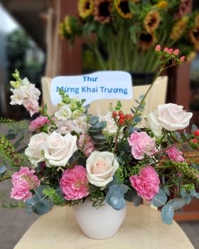 Giỏ Hoa Tươi Chúc Mừng - Hoa Khai Trương LV-2807