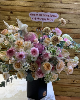 Giỏ Hoa Tươi Chúc Mừng - Hoa Khai Trương LV-3807