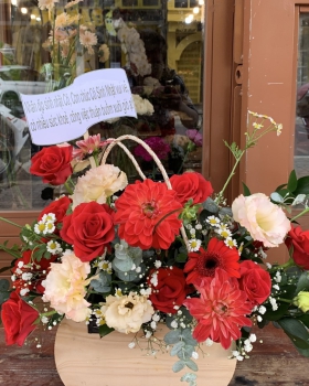 Giỏ Hoa Chúc Mừng Sinh Nhật - LV-0119