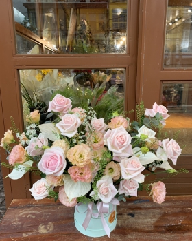 Giỏ Hoa Chúc Mừng, Giỏ Hoa Khai Trương - Giỏ Hoa Tươi LV-0212