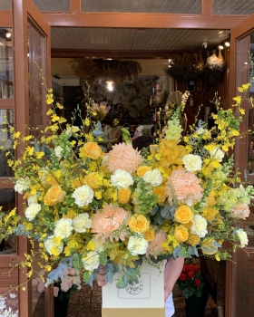 Giỏ Hoa Chúc Mừng, Giỏ Hoa Khai Trương - Giỏ Hoa Tươi LV-0209