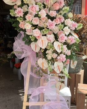 Kệ Hoa Khai Trương, Kệ Hoa Chúc Mừng - Kệ Hoa Tươi LV-0134