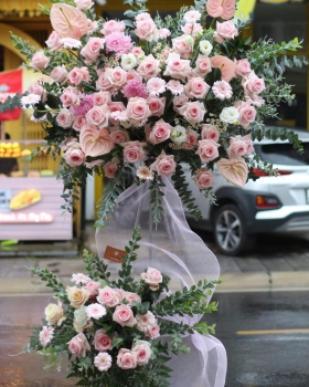 Kệ Hoa Khai Trương, Kệ Hoa Chúc Mừng - Kệ Hoa Tươi LV-0133