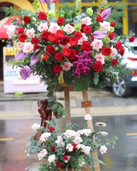 Kệ Hoa Khai Trương, Kệ Hoa Chúc Mừng - Kệ Hoa Tươi LV-0129