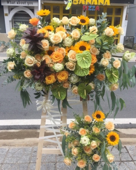 Kệ Hoa Khai Trương, Kệ Hoa Chúc Mừng - Kệ Hoa Tươi LV-0118