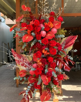 Kệ Hoa Khai Trương, Kệ Hoa Chúc Mừng - Kệ Hoa Tươi LV-0117