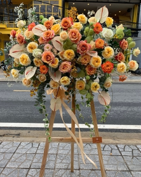 Kệ Hoa Khai Trương, Kệ Hoa Chúc Mừng - Kệ Hoa Tươi LV-0116