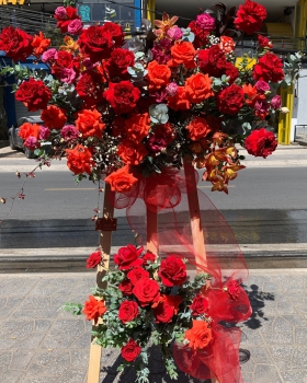 Kệ Hoa Khai Trương, Kệ Hoa Chúc Mừng - Kệ Hoa Tươi LV-0128