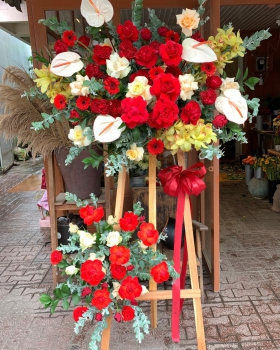 Kệ Hoa Khai Trương, Kệ Hoa Chúc Mừng - Kệ Hoa Tươi LV-0127