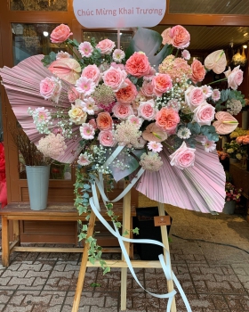 Kệ Hoa Khai Trương, Kệ Hoa Chúc Mừng - Kệ Hoa Tươi LV-0115