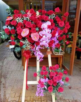 Kệ Hoa Khai Trương, Kệ Hoa Chúc Mừng - Kệ Hoa Tươi LV-0114