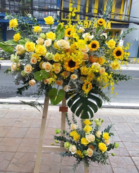 Kệ Hoa Khai Trương, Kệ Hoa Chúc Mừng - Kệ Hoa Tươi LV-0113